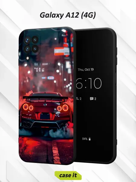 Case it Чехол на Samsung A12с принтом Nissan GT-R
