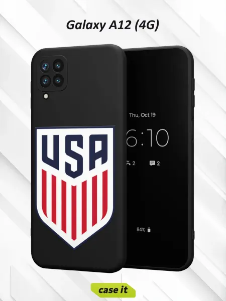 Case it Чехол на Samsung A12с принтом USA