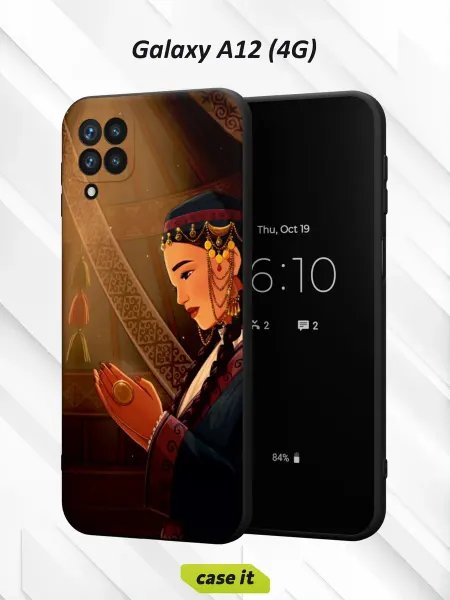 Case it Чехол на Samsung A12с принтом Девушка
