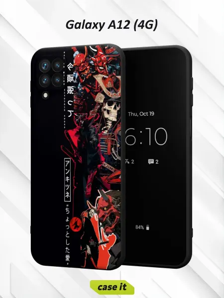 Case it Чехол на Samsung A12с принтом Демон