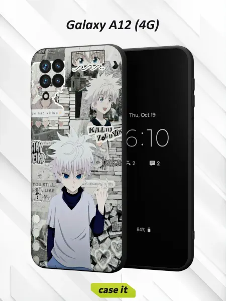Case it Чехол на Samsung A12с принтом Киллуа Золдик