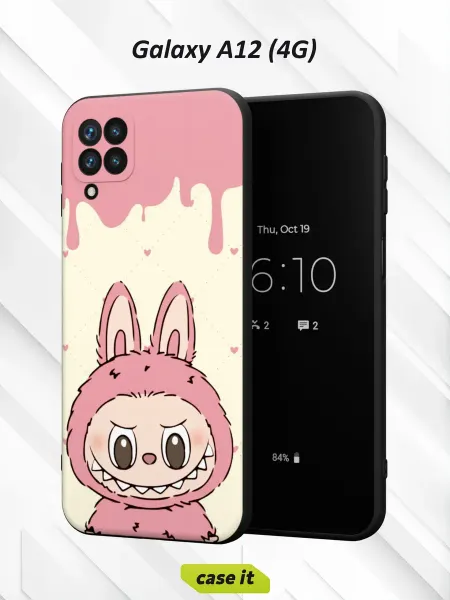 Case it Чехол на Samsung A12с принтом Лабубу