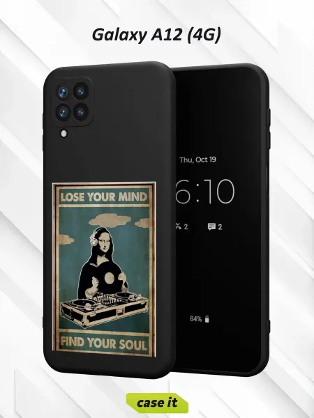 Case it Чехол на Samsung A12с принтом Мона Лиза
