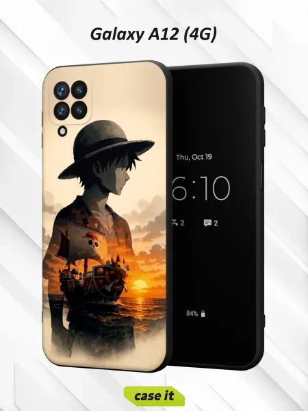 Case it Чехол на Samsung A12с принтом Монки Д. Луффи
