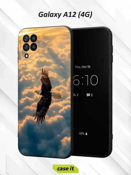 Case it Чехол на Samsung A12с принтом Орёл