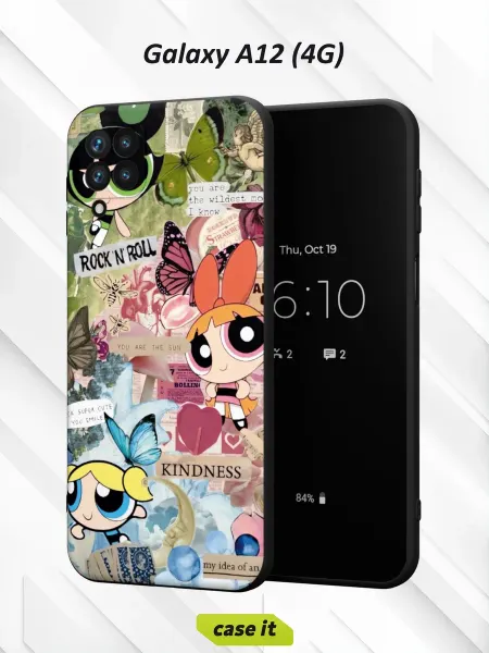 Case it Чехол на Samsung A12с принтом Суперкрошки