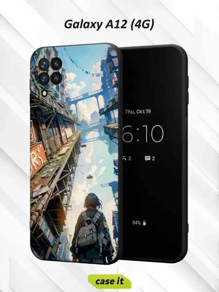 Case it Чехол на Samsung A12с принтом Токио