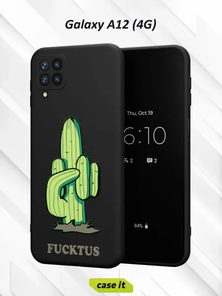 Case it Чехол на Samsung A12с принтом Фактус