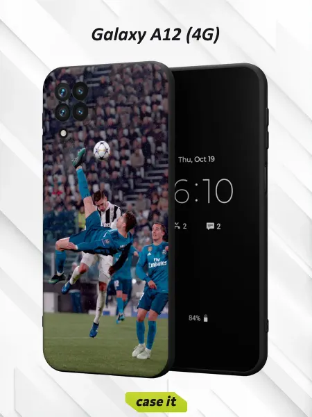 Case it Чехол на Samsung A12с принтом Футбол