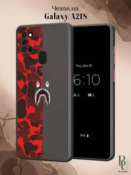 Be Unique Чехол бампер на Samsung A21S Bape