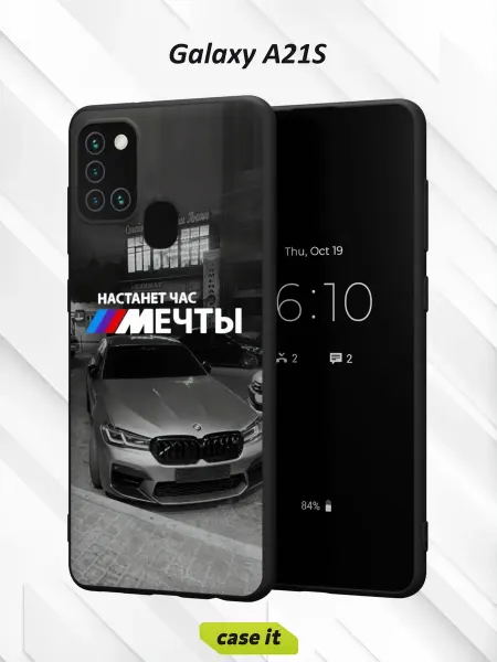 Case it Чехол на Samsung A21S с принтом BMW