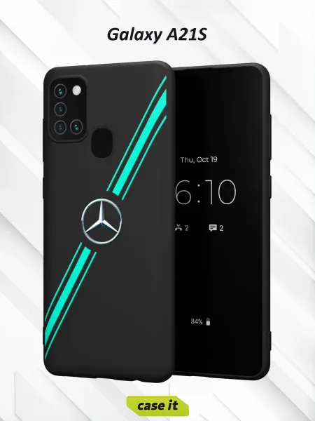 Case it Чехол на Samsung A21S с принтом Mercedes