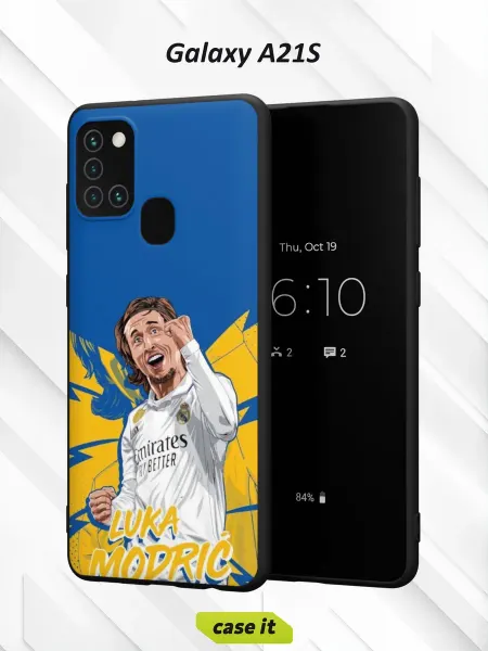 Case it Чехол на Samsung A21S с принтом Лука Модрич