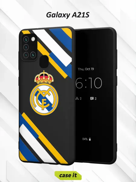 Case it Чехол на Samsung A21S с принтом Реал Мадрид