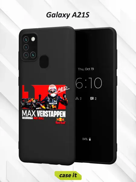 Case it Чехол на Samsung A21S с принтом Макс ферстаппен