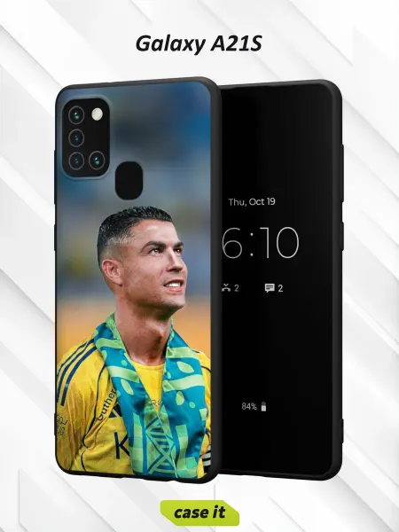 Case it Чехол на Samsung A21S с принтом Роналду