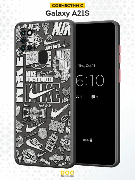DesignOnCase Чехол Бампер на Samsung A21S с принтом Nike
