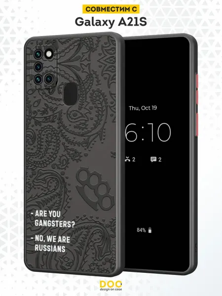 DesignOnCase Чехол Бампер на Samsung A21S с принтом Патриот