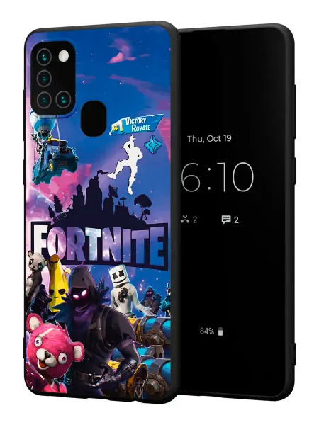 FACTORIA Чехол на Samsung A21S с принтом Fortnite