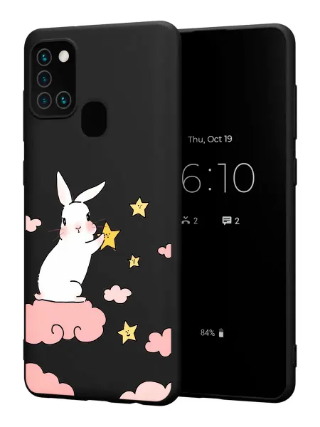 FACTORIA Чехол на Samsung A21S с принтом Зайка