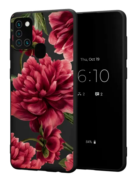 FACTORIA Чехол на Samsung A21S с принтом Пионы