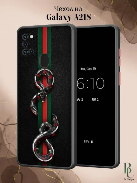 Be Unique Чехол бампер на Samsung A21S Gucci