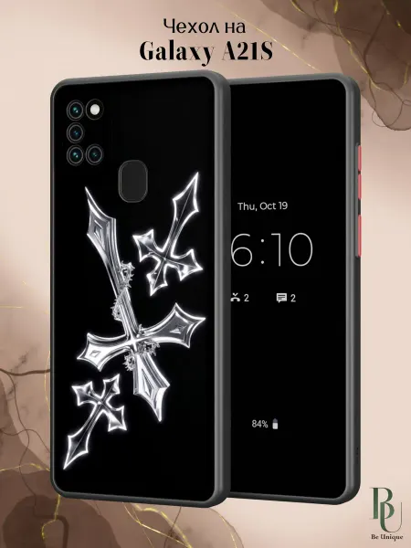 Be Unique Чехол бампер на Samsung A21S Готика кресты
