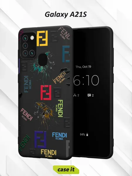Case it Чехол на Samsung A21Sс принтом Fendi