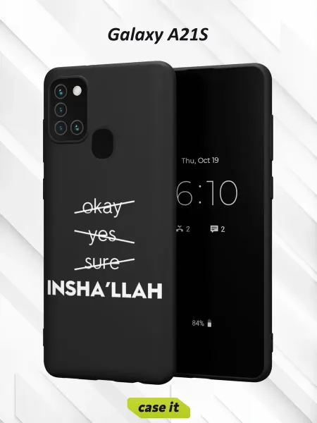 Case it Чехол на Samsung A21Sс принтом Inshallah