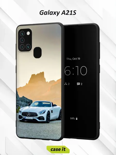 Case it Чехол на Samsung A21Sс принтом Mercedes