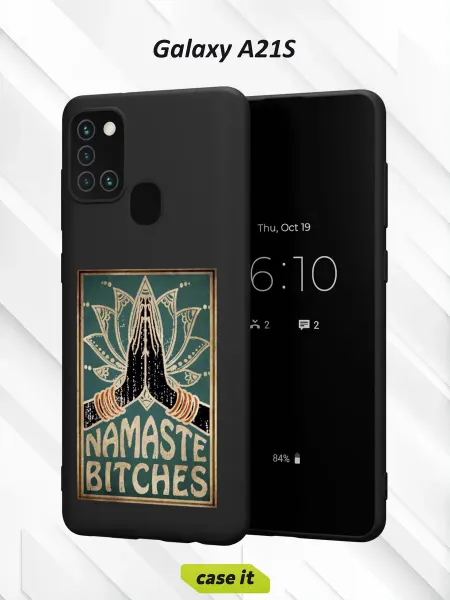 Case it Чехол на Samsung A21Sс принтом Namaste