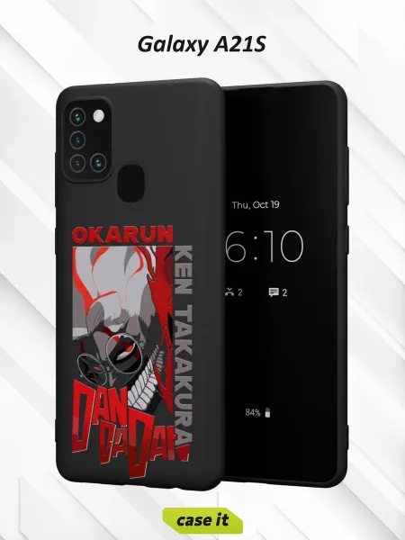 Case it Чехол на Samsung A21Sс принтом Аниме Okarun