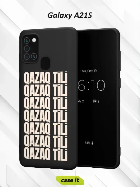Case it Чехол на Samsung A21Sс принтом QAZAQ TILI