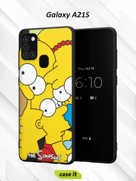 Case it Чехол на Samsung A21Sс принтом The Simpsons