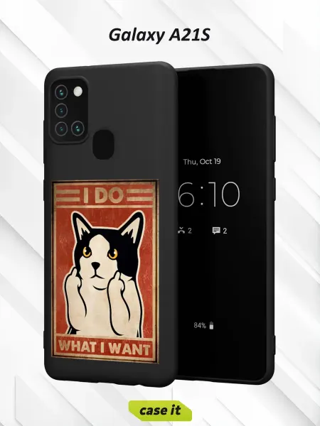 Case it Чехол на Samsung A21Sс принтом I do what I want