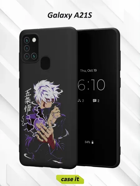 Case it Чехол на Samsung A21Sс принтом Сатору Годзё