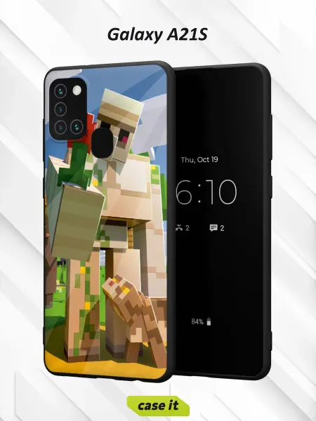 Case it Чехол на Samsung A21Sс принтом Железный голем