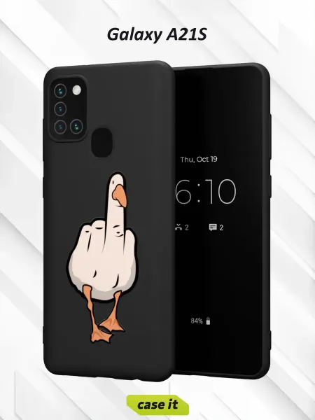 Case it Чехол на Samsung A21Sс принтом Гусь