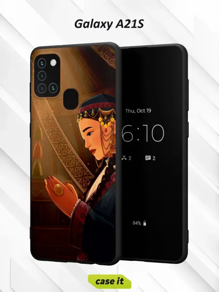 Case it Чехол на Samsung A21Sс принтом Девушка