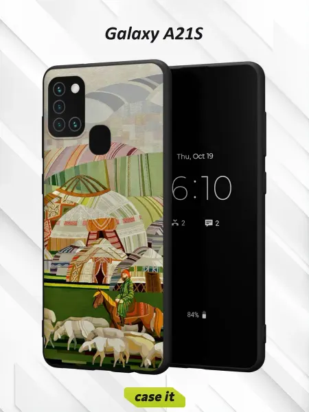 Case it Чехол на Samsung A21Sс принтом Степные истории