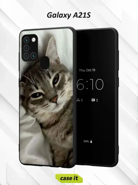 Case it Чехол на Samsung A21Sс принтом Спящий кот