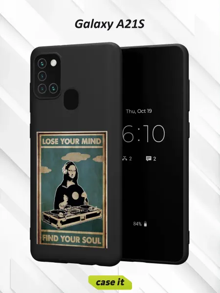 Case it Чехол на Samsung A21Sс принтом Мона Лиза