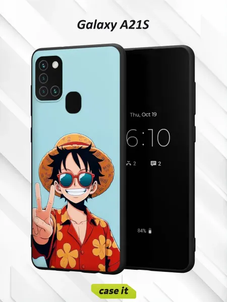 Case it Чехол на Samsung A21Sс принтом Монки Д. Луффи