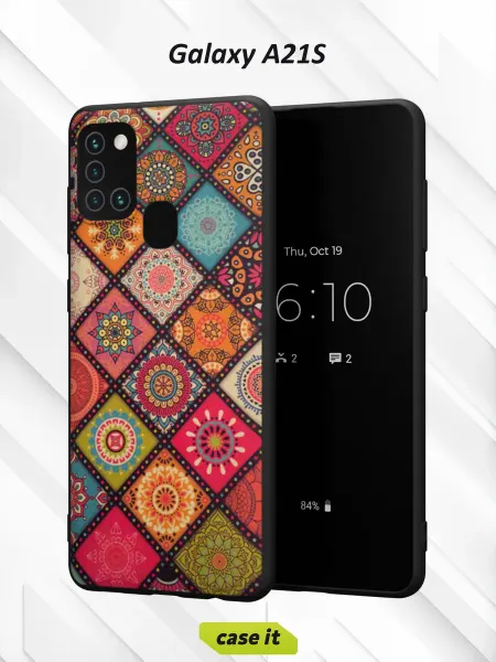 Case it Чехол на Samsung A21Sс принтом Мозаика