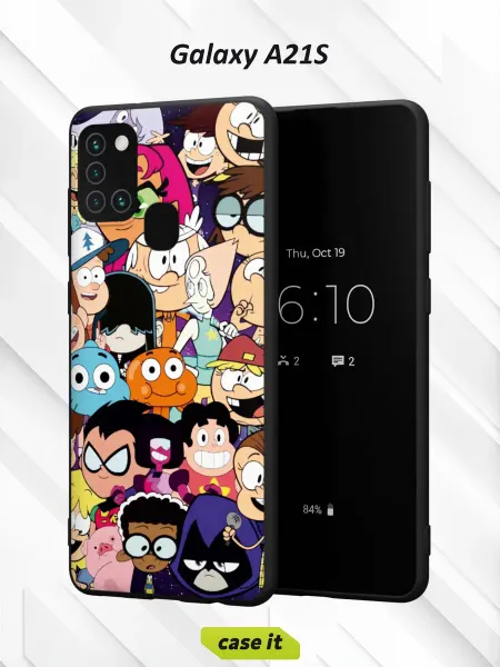 Case it Чехол на Samsung A21Sс принтом Мультяшки