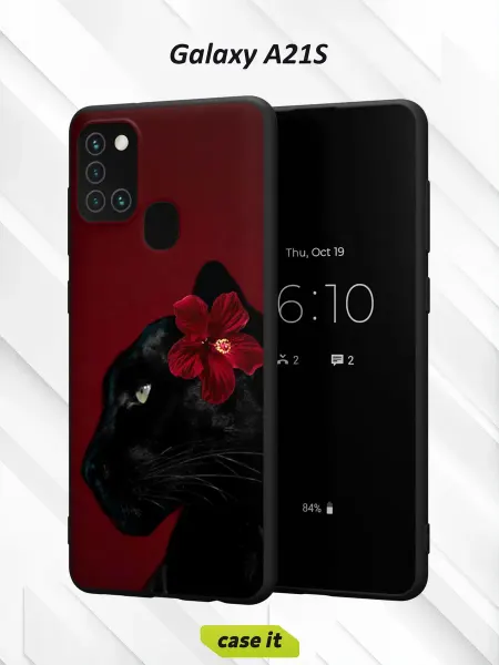 Case it Чехол на Samsung A21Sс принтом Пантера