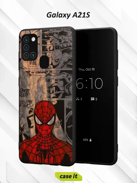Case it Чехол на Samsung A21Sс принтом Человек паук