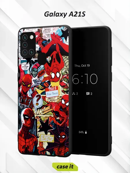Case it Чехол на Samsung A21Sс принтом Человек-Паук