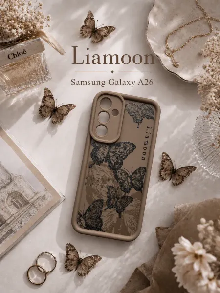 Liamoon Чехол на Samsung Galaxy A26 объемный с принтом
