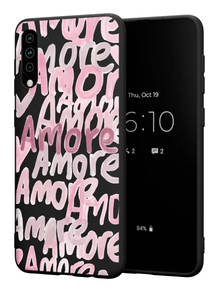 PBl store Чехол на Samsung A50 A30S A50S с принтом Amore